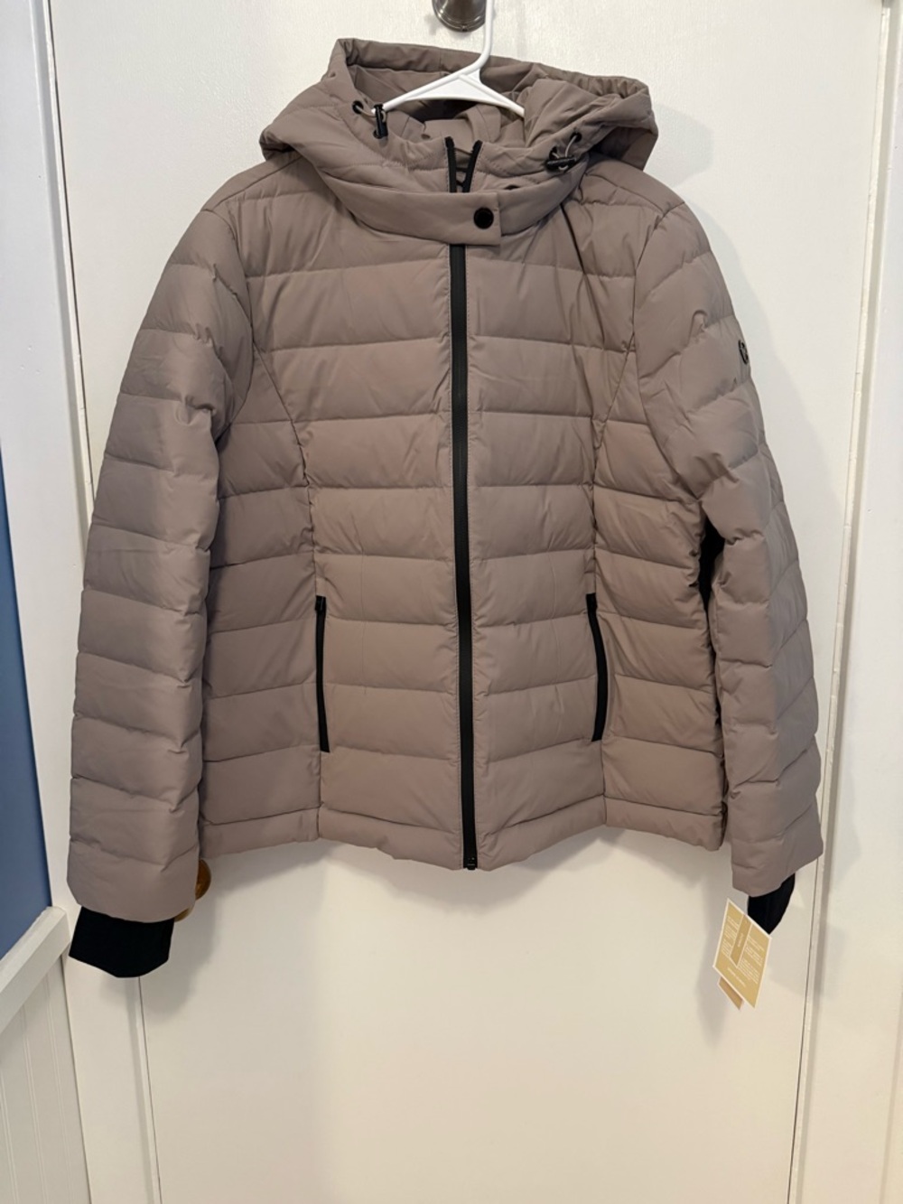 Michael Michael Kors Taupe Packable Puffer Jacket Women’s X-Large NWT $199Retail